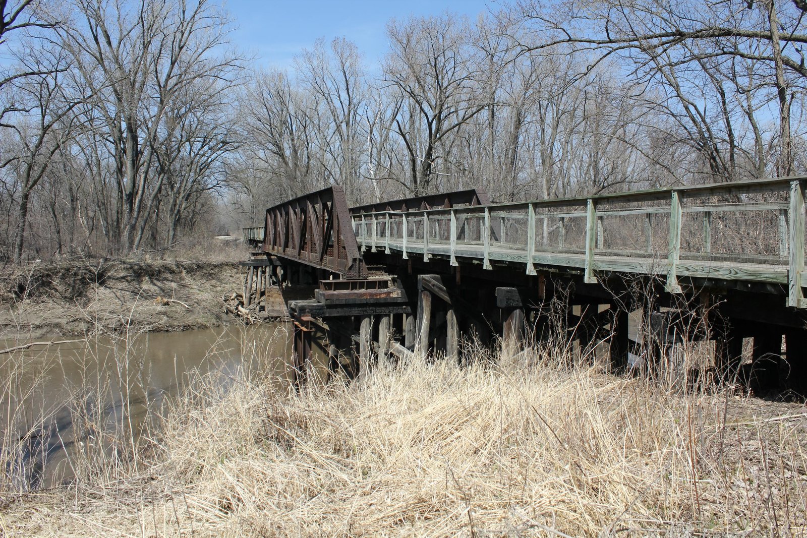 Looking north